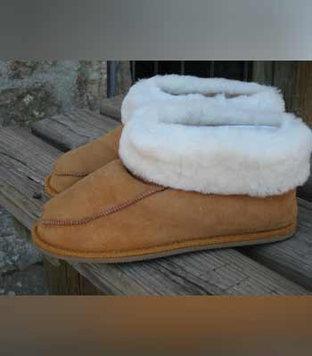 Chausson en peau de mouton